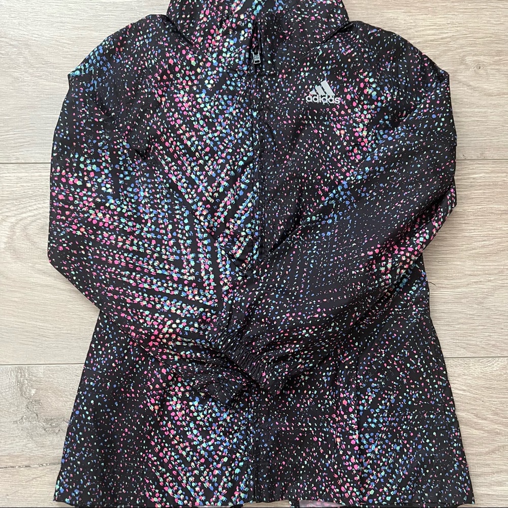 Adidas Girls Lightweight Jacket Size 5